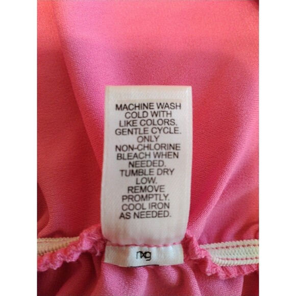 Cato Women's Shirt 18/20 W Barbie Pink Layered Sleeveless Stretch Tunic - Picture 11 of 12
